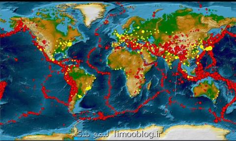 نقشه جهانی پهنه بندی خطر زلزله تهیه شد، انتشار نقشه زمین لرزه خاورمیانه و ایران