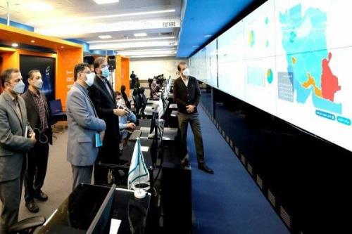 بازدید از مرکز مانیتورینگ پلت فرم های دیجیتال همراه اول