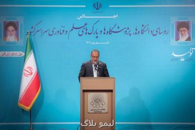 بودجه پارک های علم و فناوری در سال ۱۴۰۲ حداقل دو برابر شود