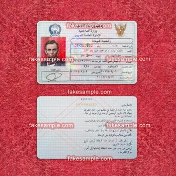 Bahamas Driver Licence Fake Template