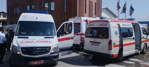 مصدومیت ۱۱ نفر در تصادف بامداد امروز بزرگراه لشگری در تهران