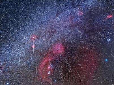 آسمان فردا میزبان آخرین شهاب باران پاییزی ۹۸ با همراهی نور زیاد ماه